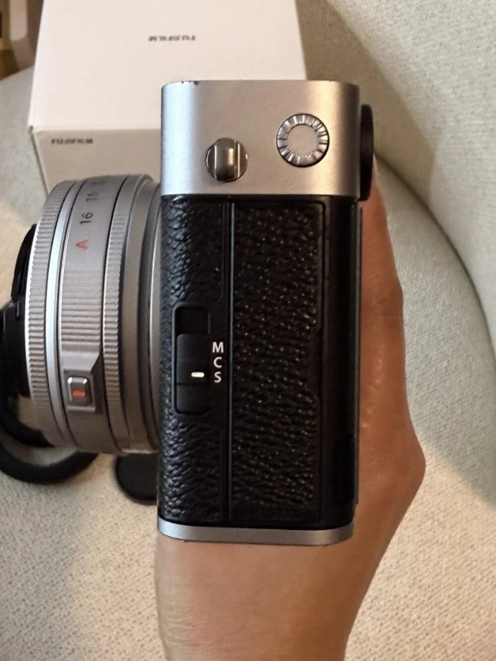 Fujifilm X-E5 Mirrorless Camera XF23mm f/2.8 R WR Lens Silver X Series